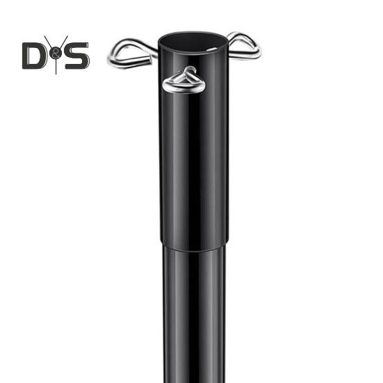 Rallonge de hauteur d'arbre de Noël artificiel, poteau d'extension de base d'arbre en métal avec 3 vis de fixation, rehausseur d'arbre de vacances adapté aux poteaux de 0,5 à 1,25 pouces