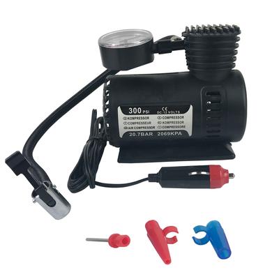 12V 300PSI Fast Inflating Car Electric Mini Compact Air Compressor Pump Bike Tyre Air Bed Balloon Inflator