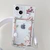 Rabbit 15-Card Slot Coffee Bread iPhone 12/13 Phone Case: Fits iPhone 11/13, XR/XS Max Transparent Design
