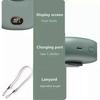 Portable Mini USB Hanging Neck Fan - Rechargeable Cooling Air Cooler with Adjustable Speeds and Versatile Design