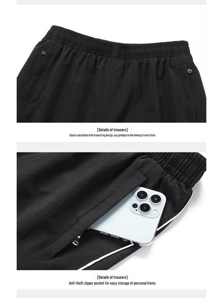 Herren Sport-Freizeit Taslan Jacke & Mesh Hosen Set