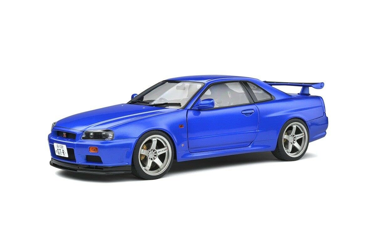 

Solido Nissan Skyline R34 1999 Nismo Bayside Blue SOLIDO NISSAN SKYLINE NISMO S1804306 1/18 GT-R GT-R(Р34) [Использовал] синий