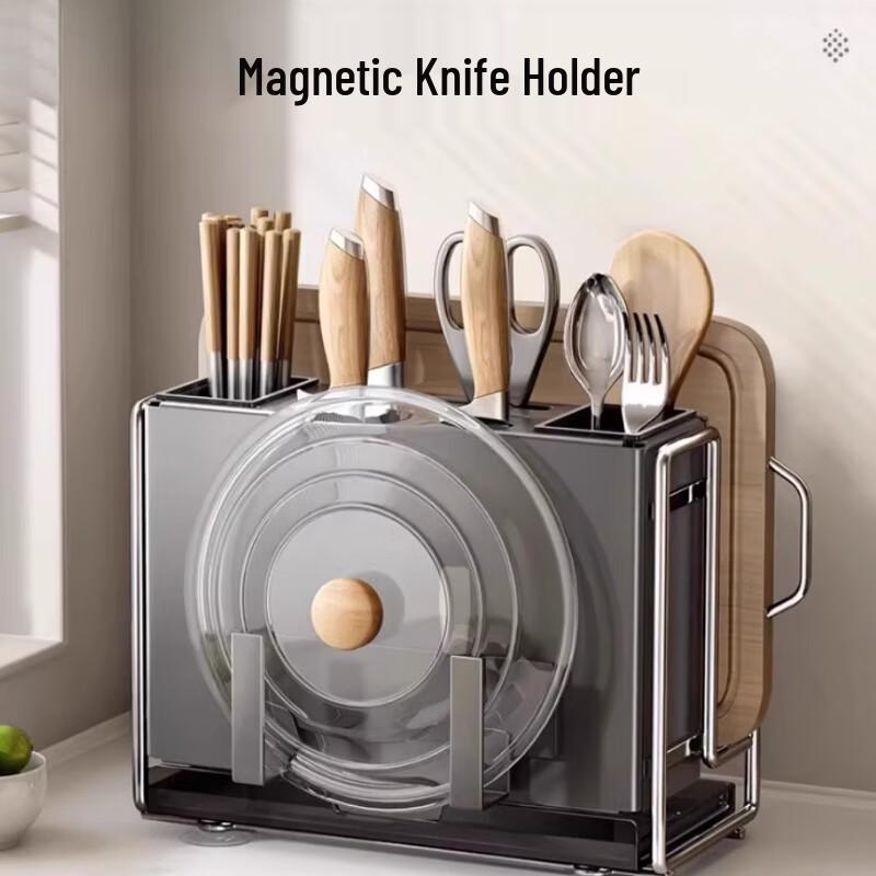 Magnetic Wall-Mounted Kitchen Storage Rack