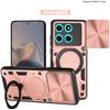 Slide Lens Push Window Armor Funda for Motorola Moto Edge 60 Fusion 5G Case for Motorola Edge 60 Case Magnetic Ring Stand Cover