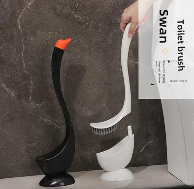 1 Stück kreative Toilettenbürste, schnell ablaufende Kurve, keine toten Ecken, leicht zu reinigen, arbeitssparendes und praktisches Badezimmerzubehör