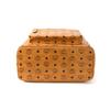 MCM Stark Studded Side Buckle Monogram Napa Leather Trim Backpack Unisex backpack Brown Cognac MMKAAVE09CO001