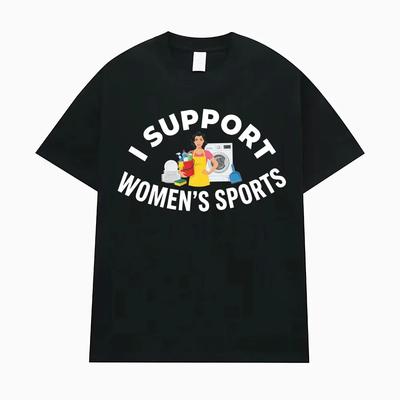 Supporto Sport Femminili Estate Meme Grafica Stampa T-shirt Uomo Donna Streetwear Moda Cotone Top Casual