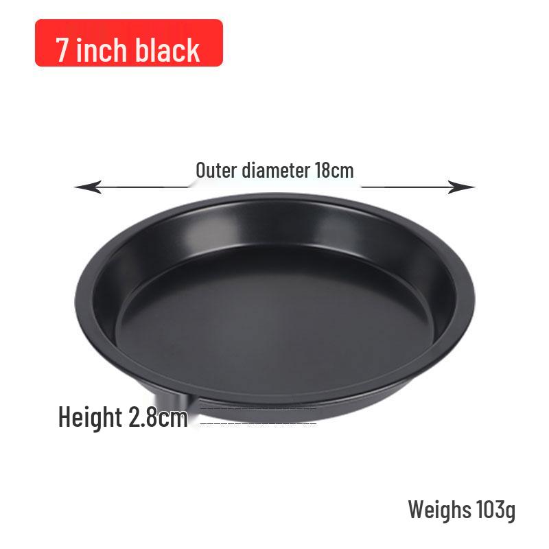 Pizza & Cake Pan Set: 6/7/8/9/10-Inch Oven-Safe Baking Molds for Home Use
