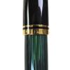 Excellent PERIKAN Fountain Pen Sovereign Black Green 14K Mens M600 Used