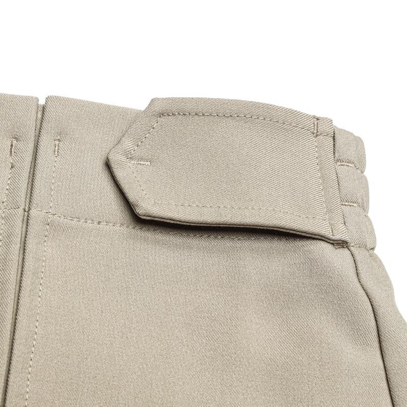 Fila White Simple Solid Color Mid Waist Casual Long Skirt Women Skirts F11W633303FGY