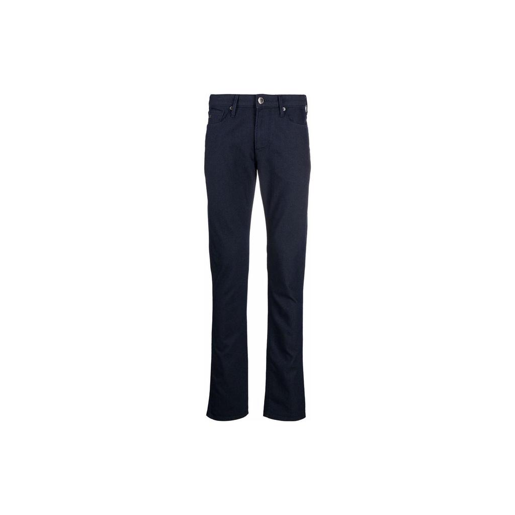 Emporio Armani FW22 Casual Pants Men's Dark Blue 8N1J06-1N2NZ-0958