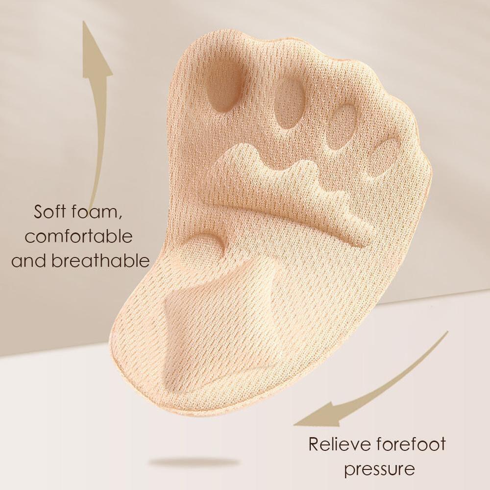 Thickening Metatarsal Foot Pads Foot Protector Half Insole Soft Forefoot Cushion Women