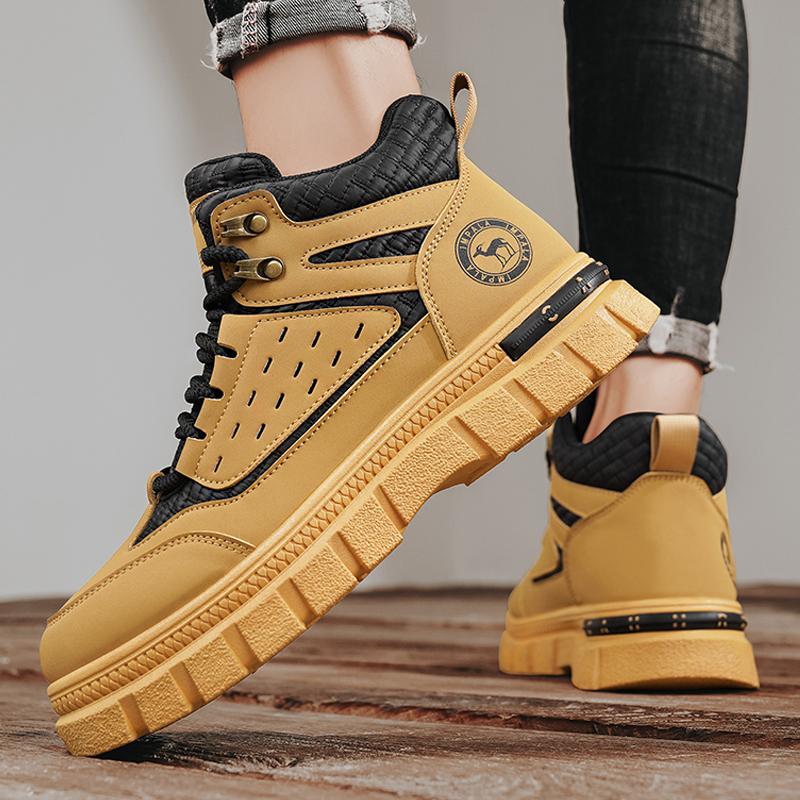 Fashion CYYTL Mens Boots Casual Shoes Cowboy Combat Tactical Motorcycle Chelsea Ankle Work Winter Leather Outdoor Hiking Designer Luxury