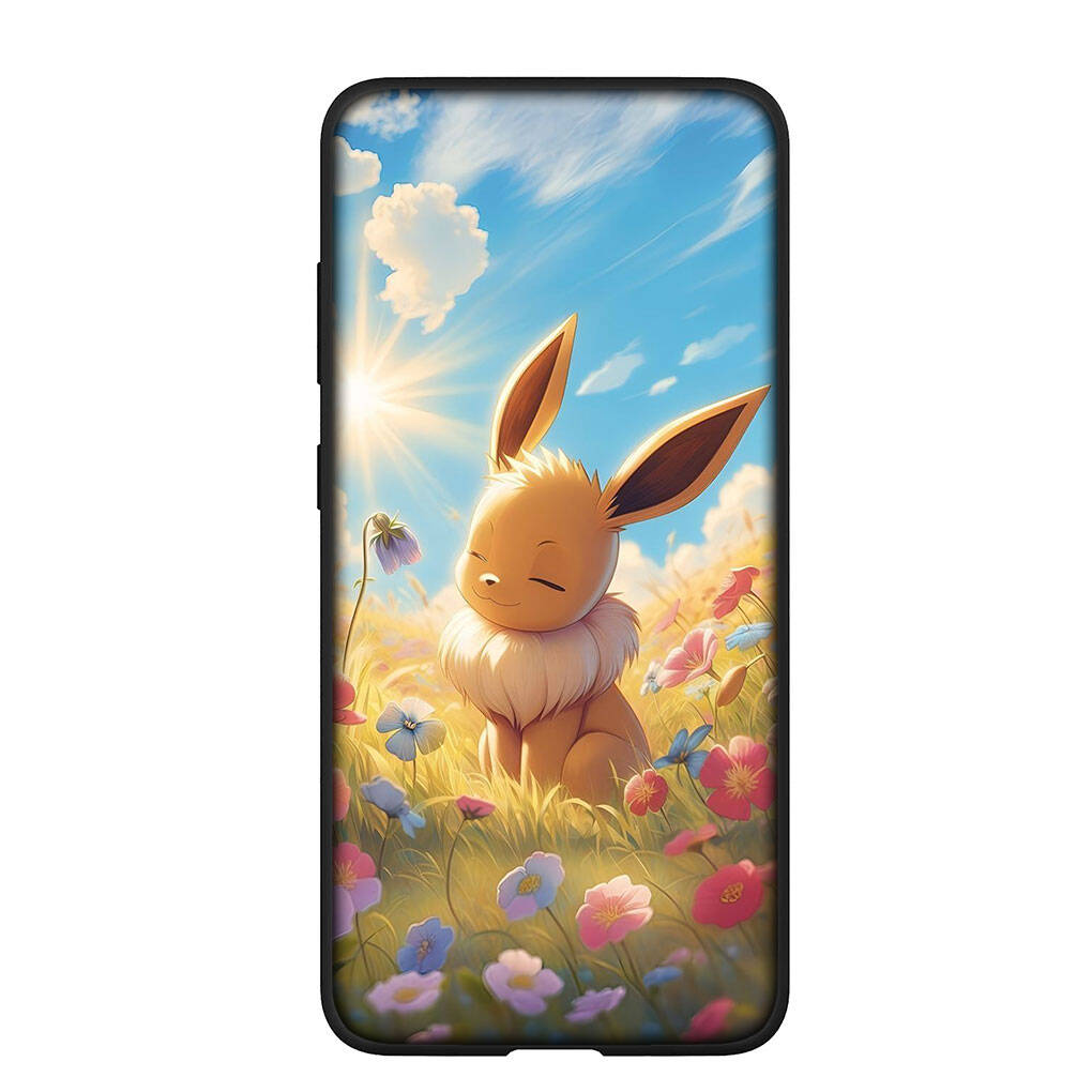 Telefoonhoesje voor Samsung Galaxy S25 S23 S22 S24 Ultra FE Plus A05 A06 A15 A16 A36 A37 A35 A52 A54 A55 A56 A57 A25 A53 A17 Eevee Pokemon GO Pikachu Cover