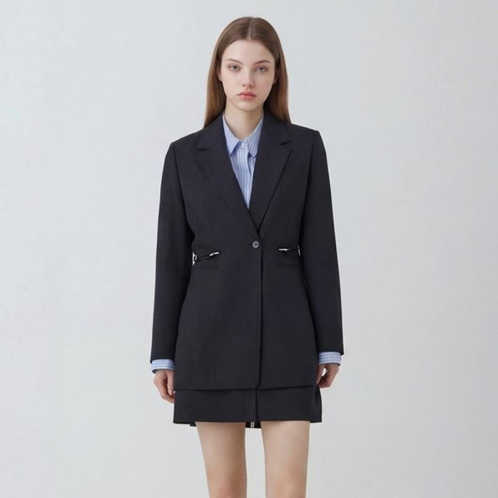 Egoist Jecheon Belt String Jacket  Es2wj360 BK/55