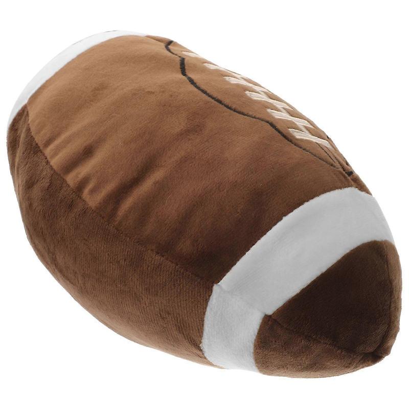 Plush Football Pillow Fluffy Plush Sports Ball Plush Football Stuffed Pillow Stuffed Football Decor