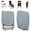 Protective Cover for Folding Chairs Cover for Garden Chairs UV Resistant Windproof for Garden Lounger Sun Lounger Folding Sun Lounger, with Oxford Car