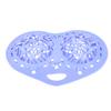 Silicone Bra Wash Bag Laundry Bag with Button Closure and Hanging Loop for Washing Machine Purple