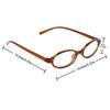 New Retro Blue Green Oval Small Frame Myopia Glasses Frame Women's Anti Blue Light Glasses Fashion Y2K Style  Oculos