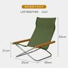 Modern Minimalist Reclining Chair Nordic Balcony Home Outdoor Camping Portable Folding Lazy Canvas Leisure Chair Dropshipping