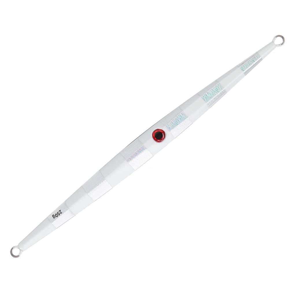 Metal Artificial Cast Jig Slow Rock Strip Quick Sink Boat Fishing Lure Bait Accessorywhite gray