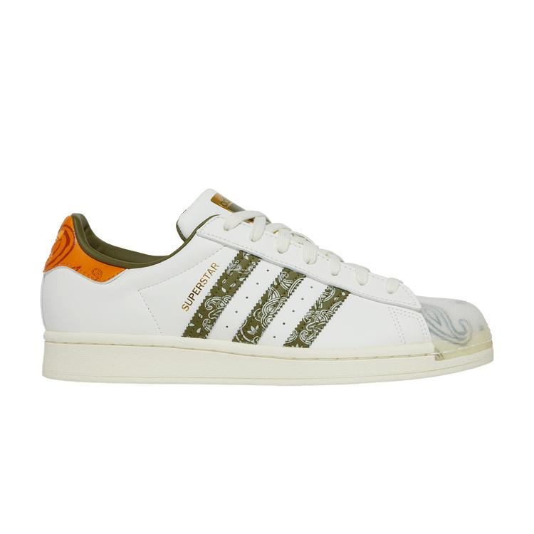 Adidas Superstar  Bandana - Off White Focus Orange