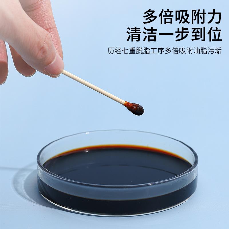 Round Head Makeup Remover, Cleaning And Hygiene Wooden Sticks 30 Pcs Beauty And Skin Care Disposable Double-Ended Cotton Swabs, Ear Cotton Swabs