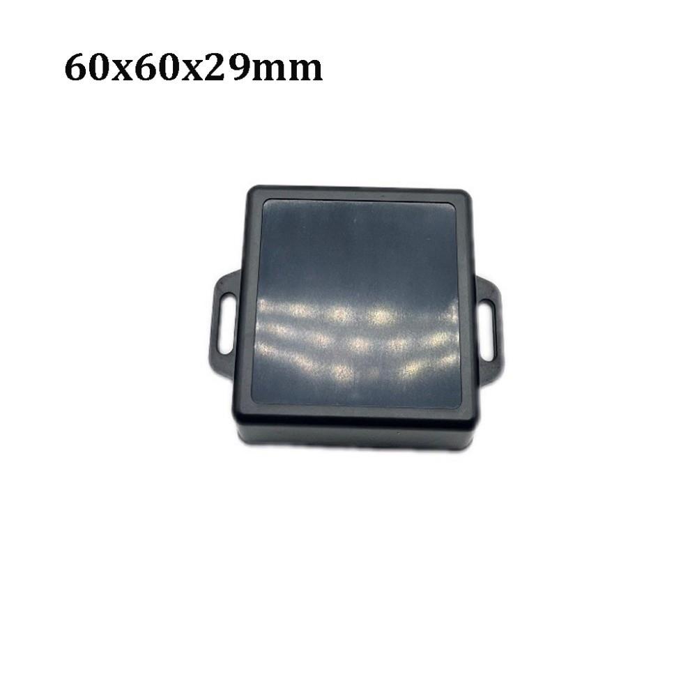 Waterproof Project Enclosure Boxes with Ear Black Storage Case ABS Plastic 6 Styles PCB Board Shell Electronic Supplies