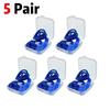 1-10 Pairs Noise Cancelling Silicone Earplugs Reusable Earplug with Rope Waterproof Swimming Rubber Ear Plugs Come with Box