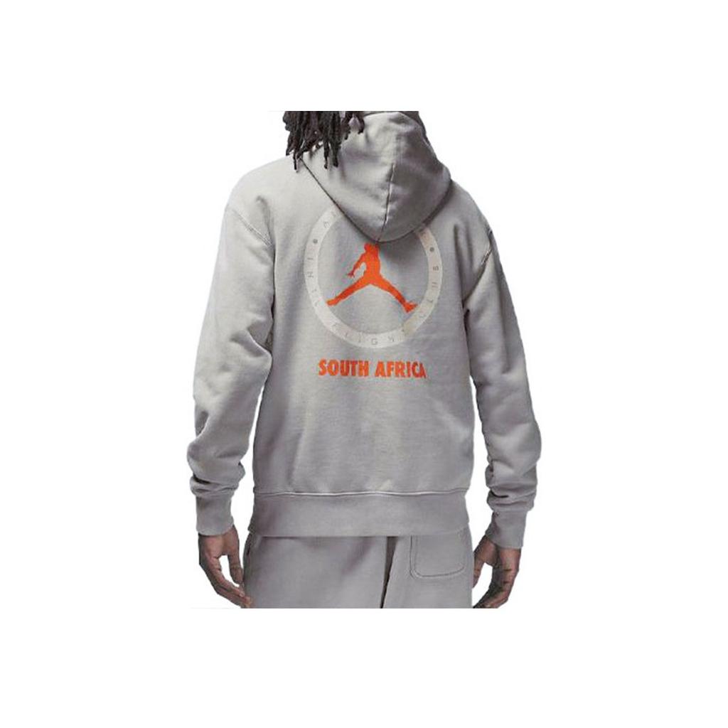 Jordan X Shelflife Collaborative Logo Print Hoodie Men Hoodie Beige DV6997-016