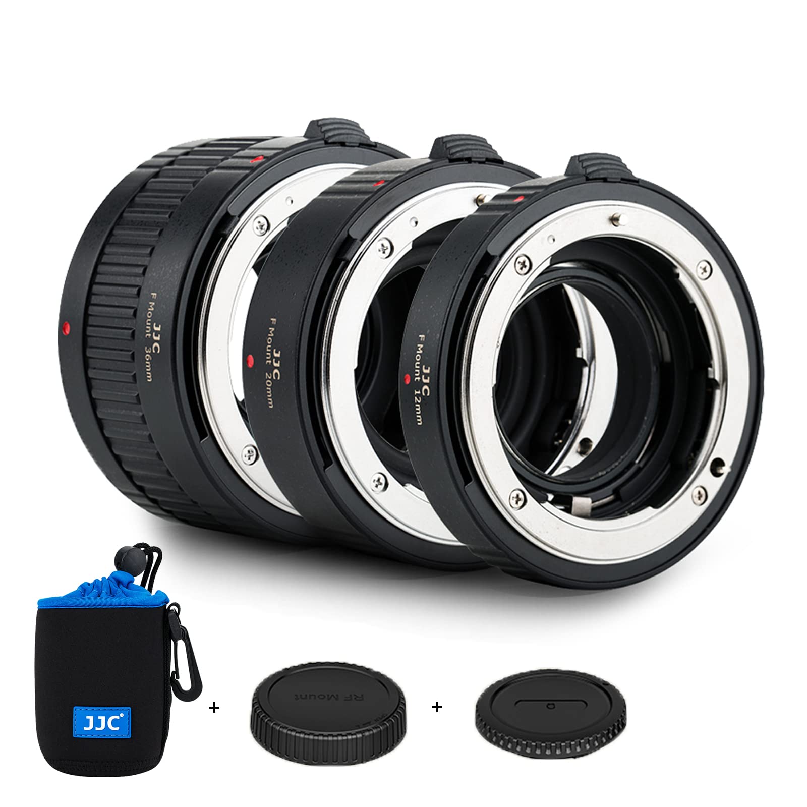 

Набір цифрових подовжувальних кілець JJC для камер Nikon з байонетом F 12 мм 30 мм 36 мм Набір для макрозйомки Включає кришку корпусу та задню кришку об єктива Макрозйомка (D850, D750, D780,