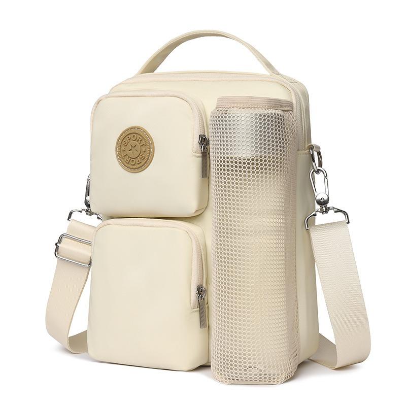 1pcs Large-capacity Short-distance Travel Backpack, Lightweight, Simple and Wear-resistant Backpack, Multi-compartment Backpack 19x8x26cm белый