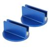 2 stücke Magnetische Jack Pad Aluminium Universal Pinch Weld Rahmen Schiene Adapter für Die Meisten Pinch Weld
