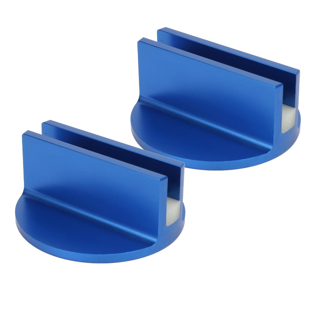 2 stücke Magnetische Jack Pad Aluminium Universal Pinch Weld Rahmen Schiene Adapter für Die Meisten Pinch Weld