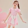 Hello Kitty Girls' Summer Sweet Bow Short Sleeve & Skirt Set