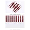 Red Silicone Crochet Hooks Set Handmade Diy Hook Head Knit Sweater Weaving Needle Handle Frosted Slip Crochet