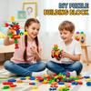 Children's Building Blocks Puzzle Toy Helicopter Car Animal Model Creative Block Assembly Toys for Kids Intellectual Development