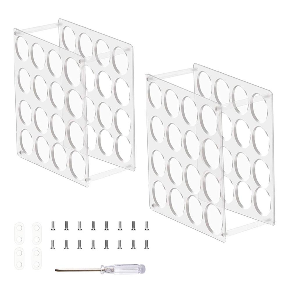 Vinyl Roll Storage Rack Art Supplies Organizer Craft Room Storage 16 Holes Acrylic Storage Rack Easy To Disassemble