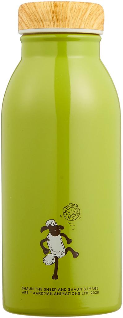 the Stainless Steel Water Shaun 3 246008 "Shaun Sheep" Bottle, Approx. 360ml, & Pigs,