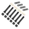   Trailer Shackle Kit   Axle Suspension Heavy Duty   Sturdy Stable for Double Eye Spring 3500 Lbs To 7200 Axles Dual Triple Systems  