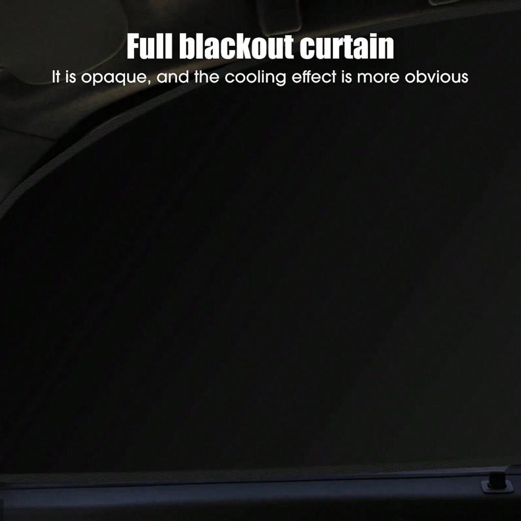 Magnetic Car Curtain Sunshade Side Window UV Protector Universal Auto Sun Visor All Season Use