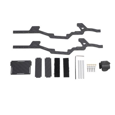 Sada podvozku z uhlíkových vláken RC podvozkové rámy pro Axial SCX24 Deadbolt JLU C10 Bronco 124 RC