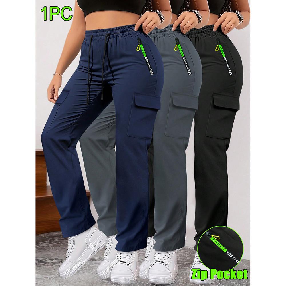 Womens Cargo Pants With Pockets For Streetwear And Casual Daily Use