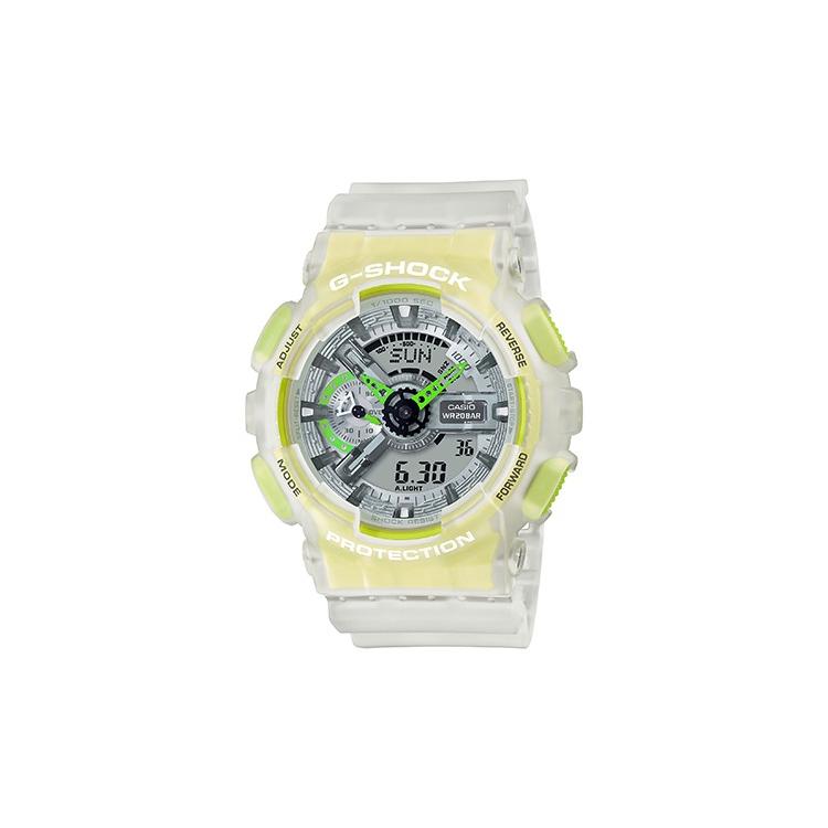 CASIO Unisex Liquid Crystal/Analog Dual Display Series Gray Watch GA-110LS-7APR GA-110LS-7APR