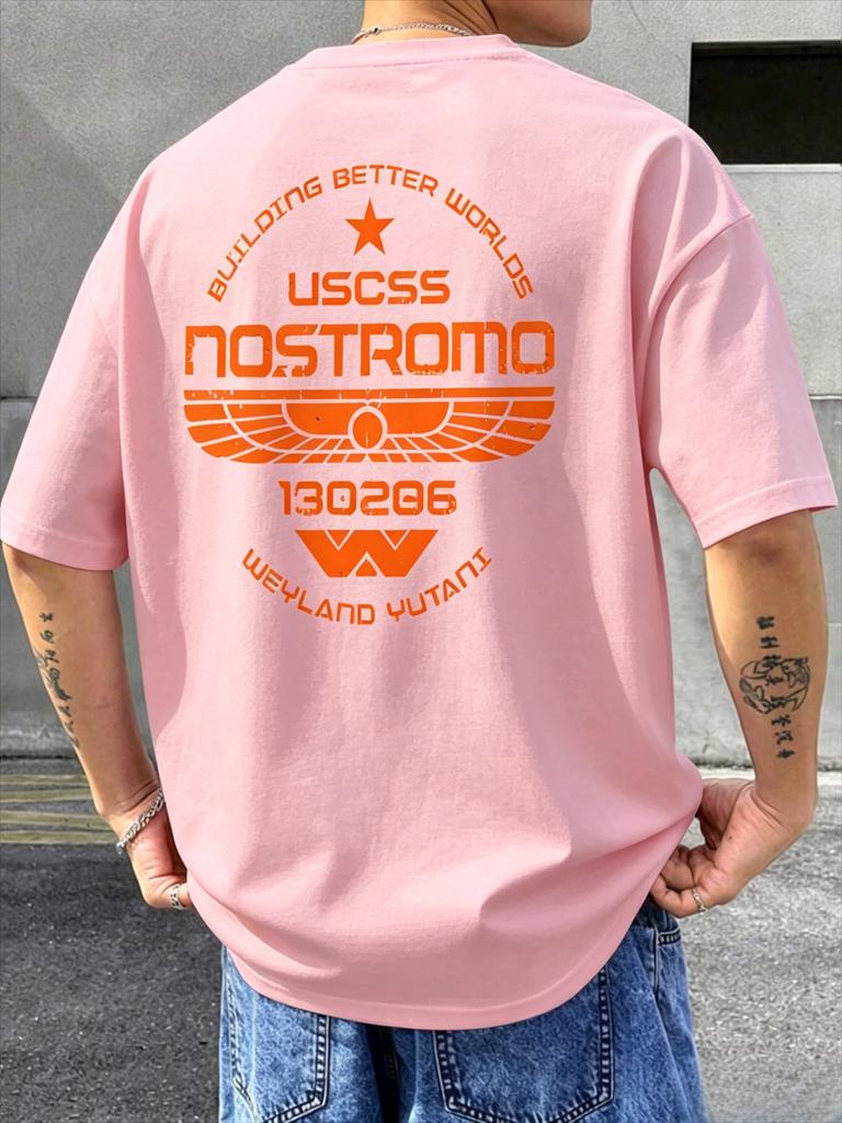 Alien Nostromo Print TShirt Casual Pure Cotton Streetwear Alien Movie Graphic Unisexs Clothing WoUnisexs 2026 Summer New T Shirt