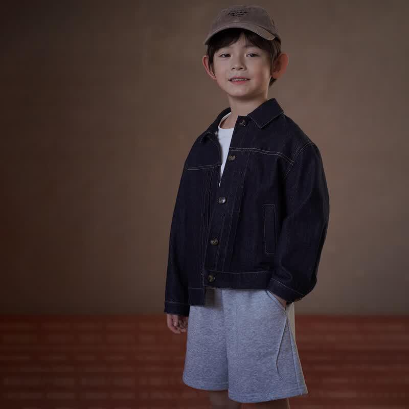 Kids' Anti-Fade Retro Denim Jacket