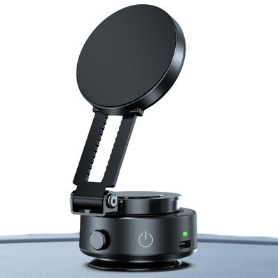 For Magsafe Car Magnetic Holder 360° Rotation Folding Electric Vacuum Swivel Stand for Iphone 16/15/14/13/12 Plus Pro Max Mini