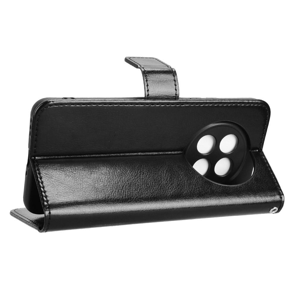 For Oppo A5 Pro 5G (China)/Oppo F29 Pro 5G (Global) PU Leather Case with Strap Crazy Horse Texture Phone Wallet Cover