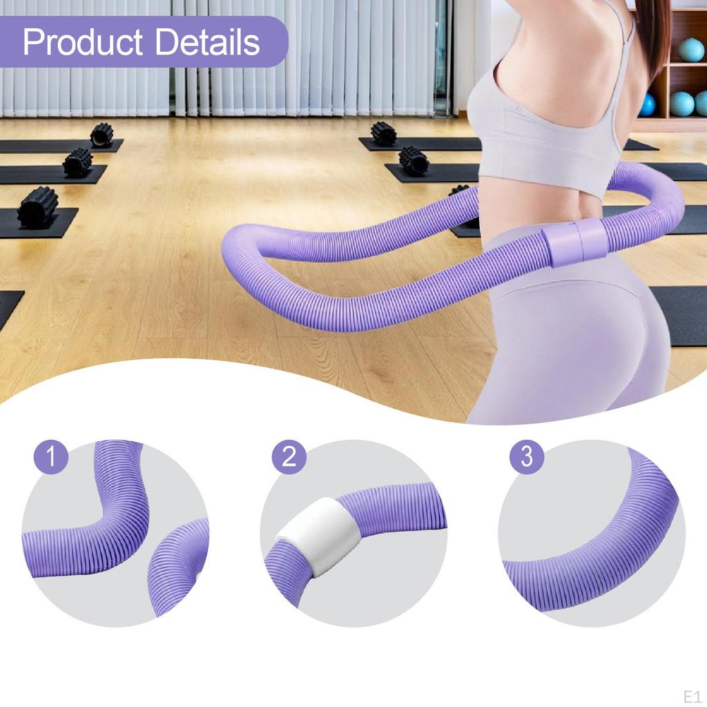Fitness Hoop Abdomen Circle Accessories Exercise Equipment Weighted Spring
