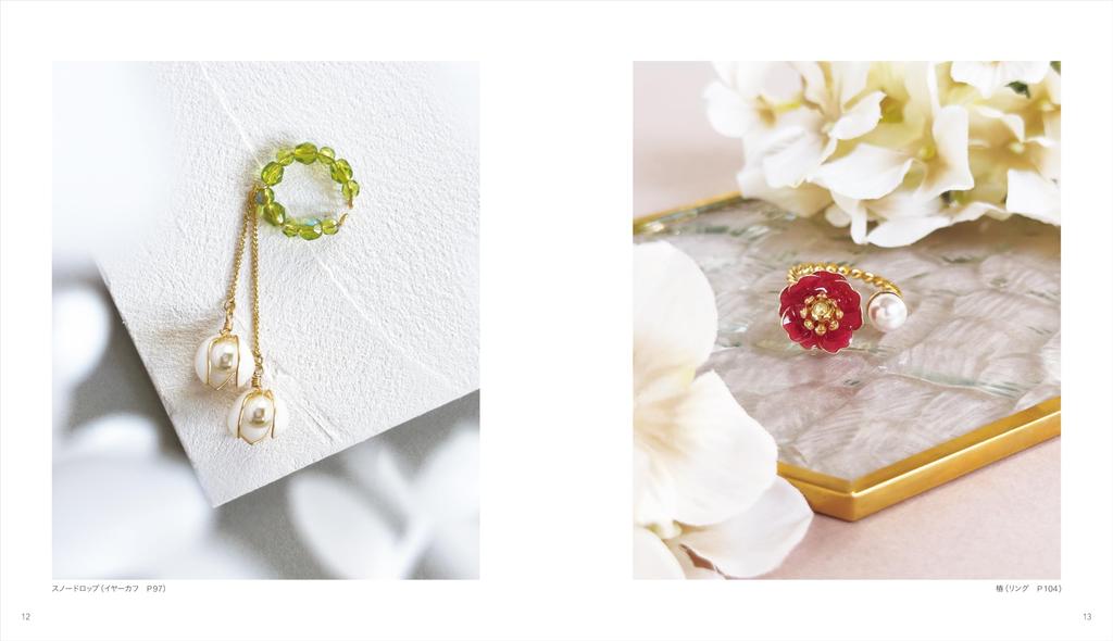 Pretty Flower Accessories Made with Wire and Resin